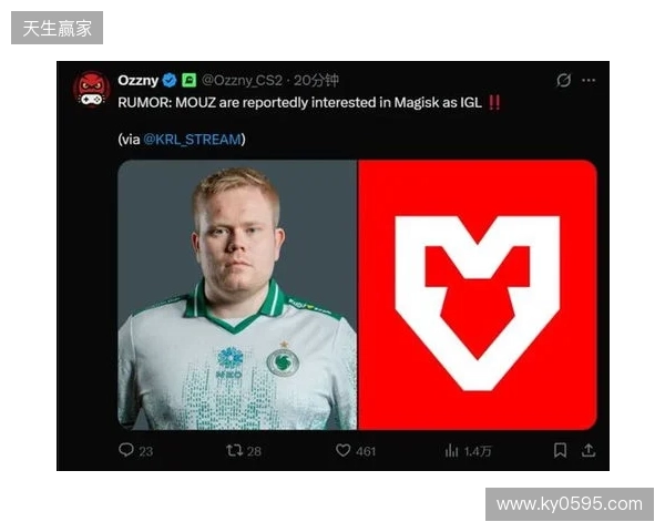 爆料：MOUZ有意引入Magisk出任指挥，Brollan或将下放